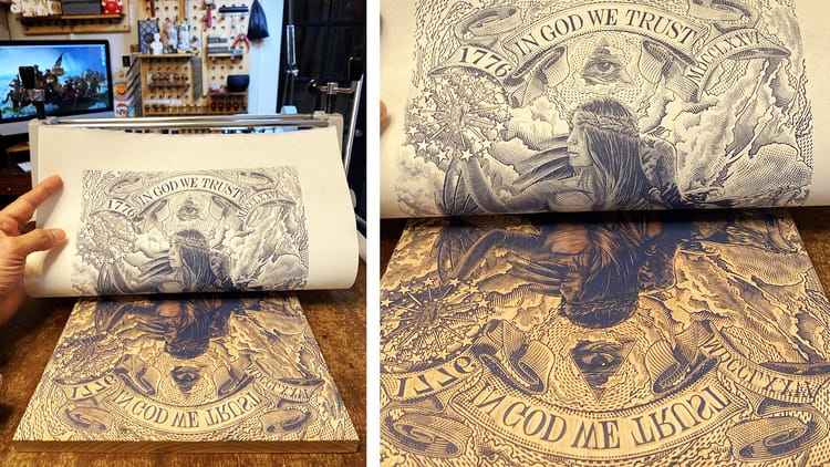 Artist wants to put a limited-government stamp on Peoria