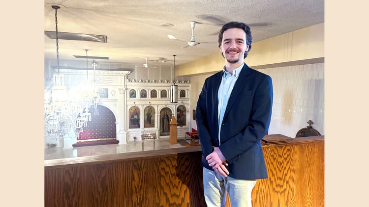 Filmmaker finds his home in Orthodox Church